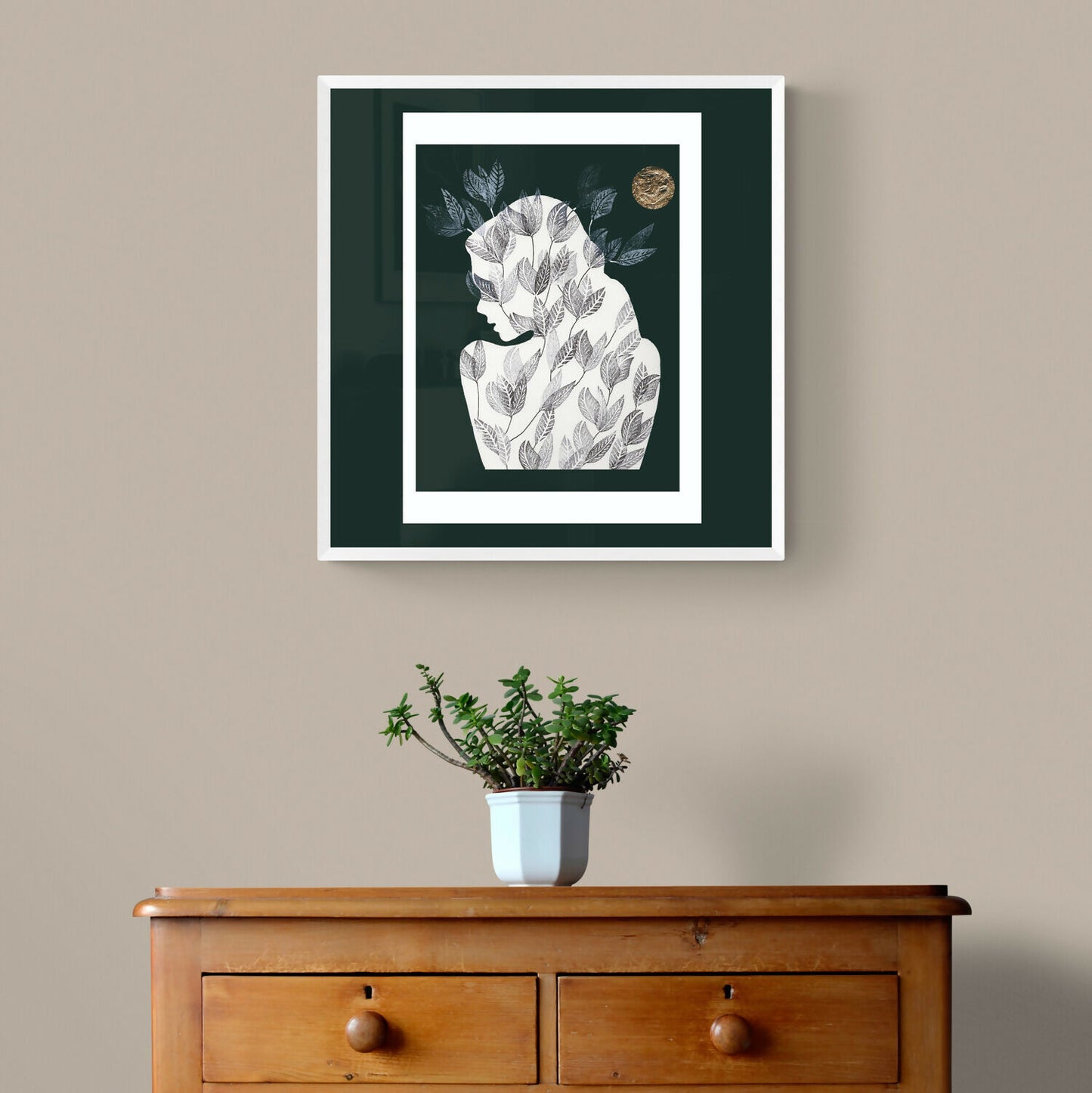 Blooming under the moon