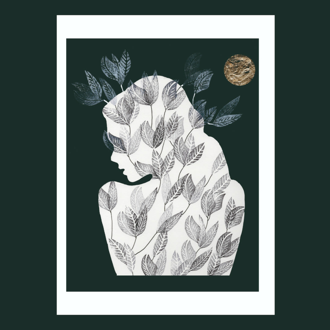 Blooming under the moon