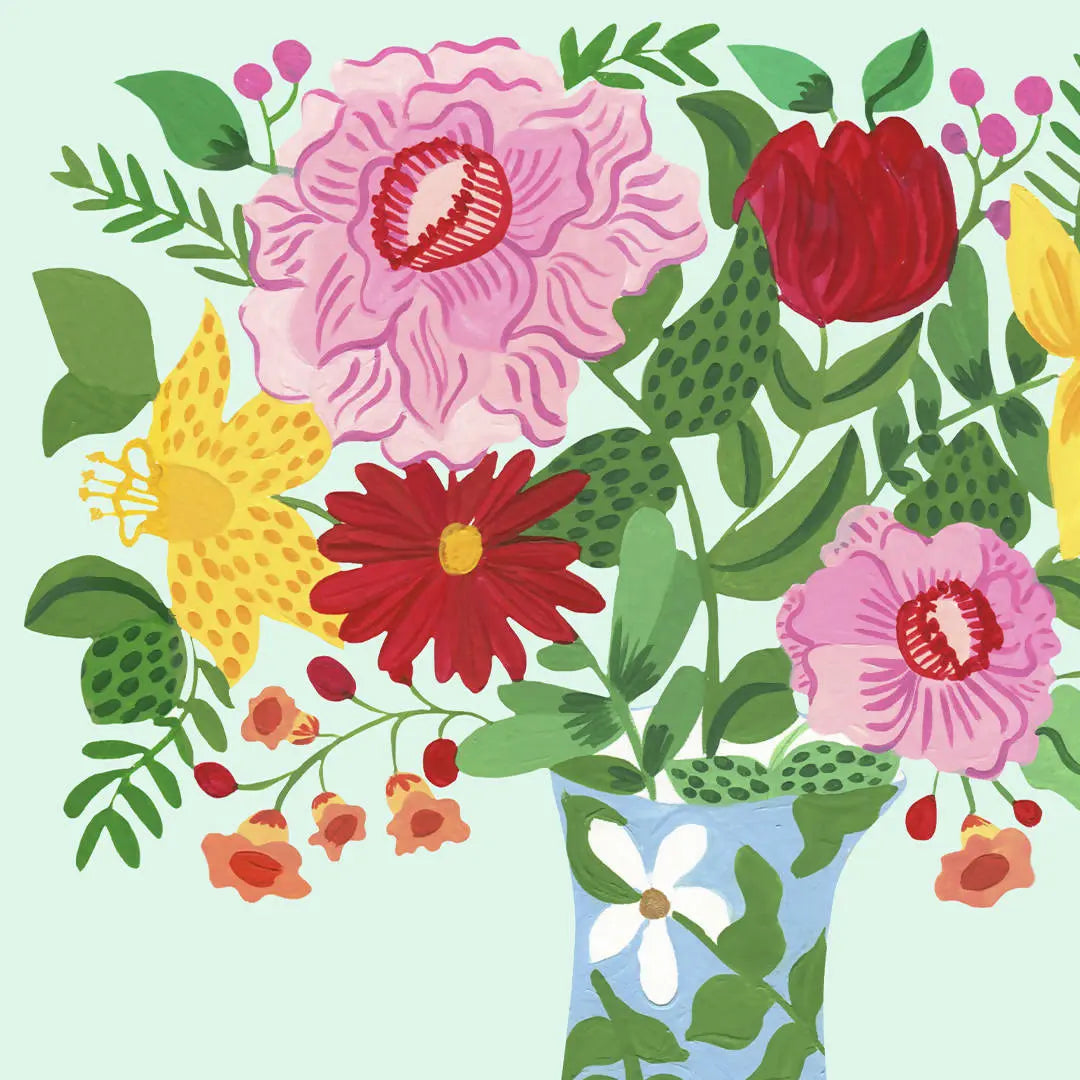 Wildflowers in a jar