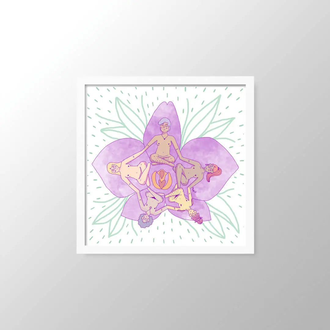 Round in orchid