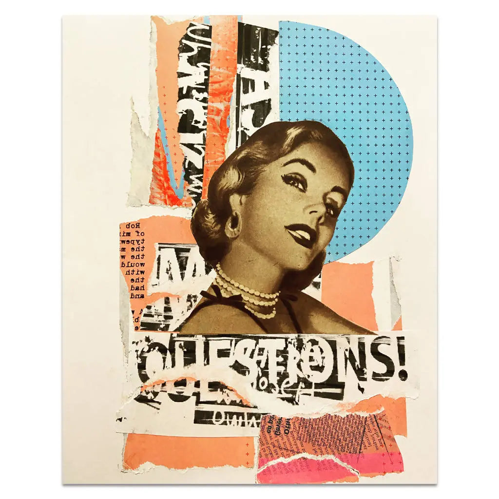 Paper woman