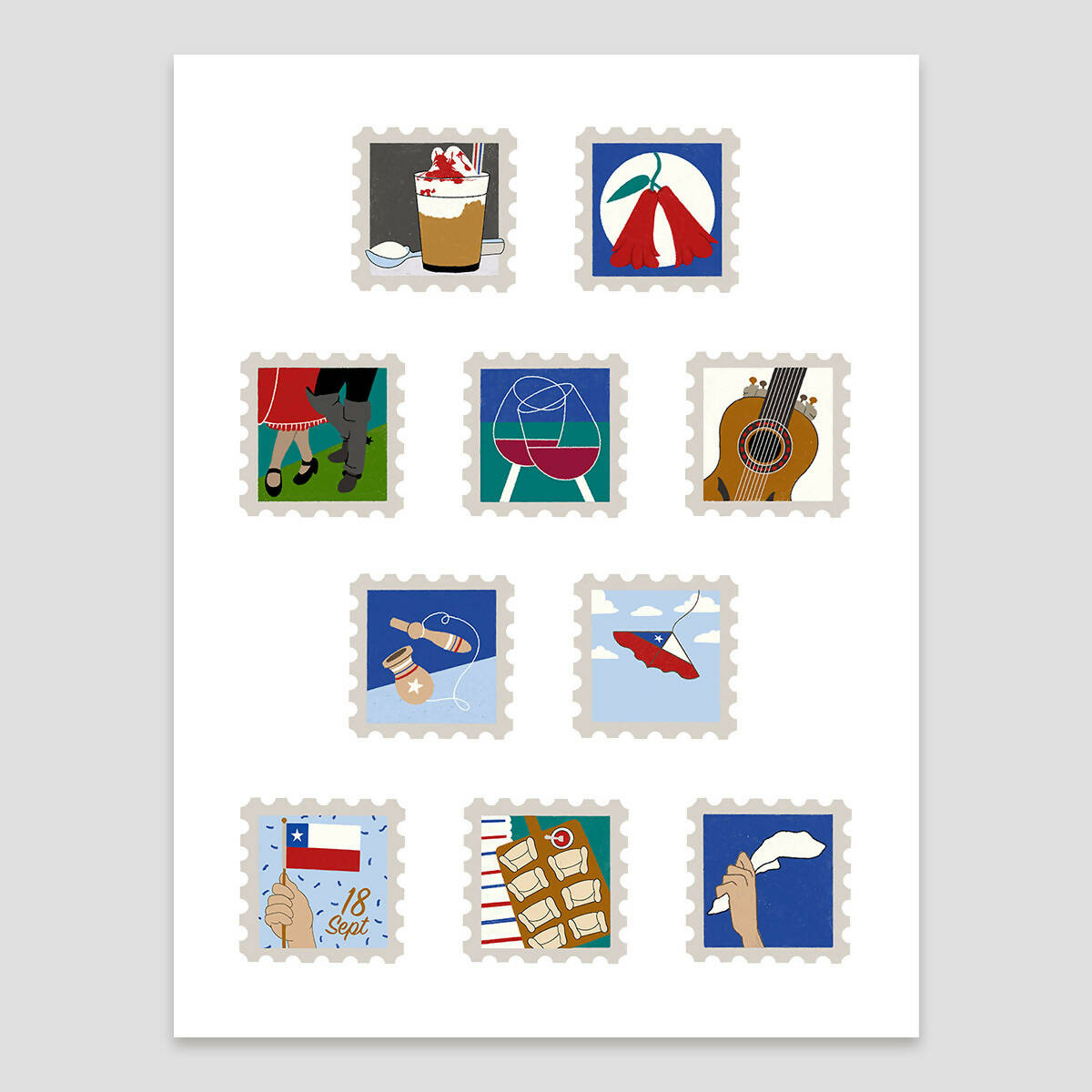 Chile Stamps