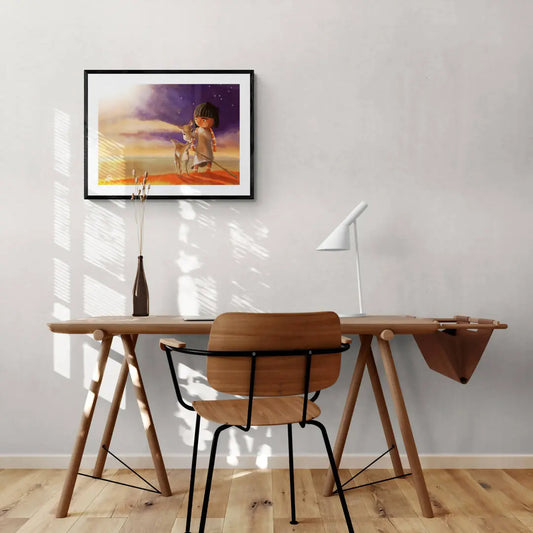 Niño Selknam y su chulengo