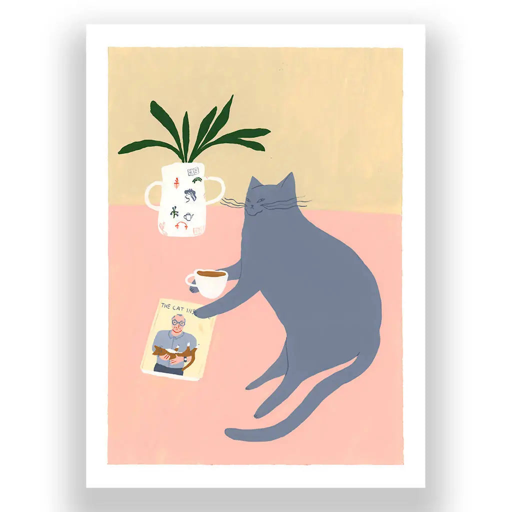The cat inside