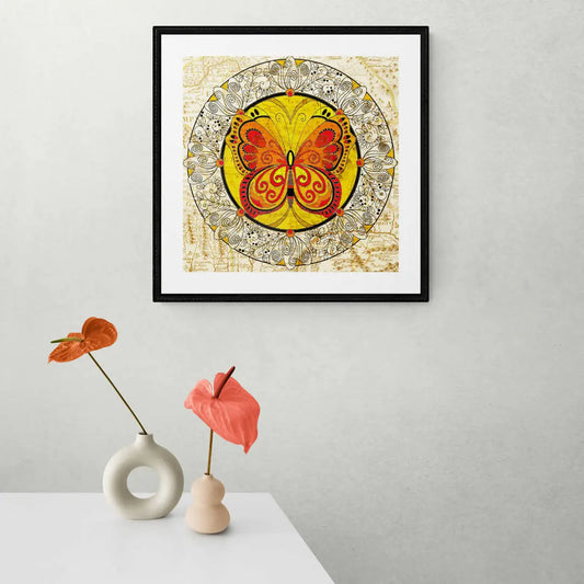 Mandala Mariposa de Luz