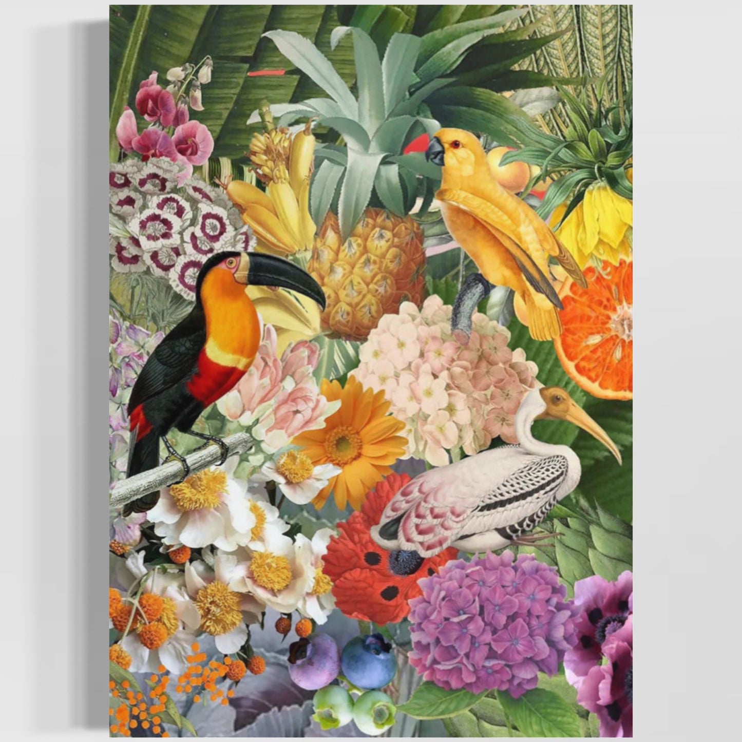 Series of 3 Canvas: Florida Jungle