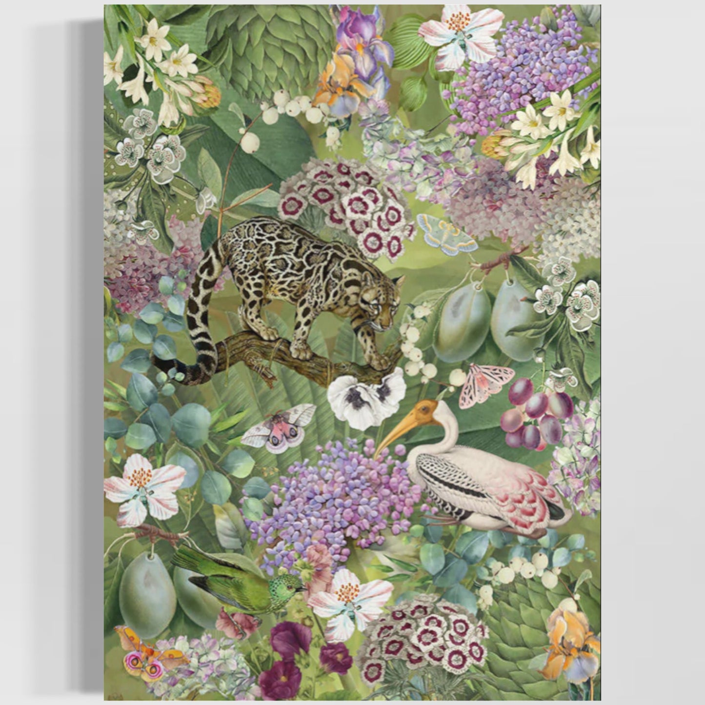 Series of 3 Canvas: Florida Jungle