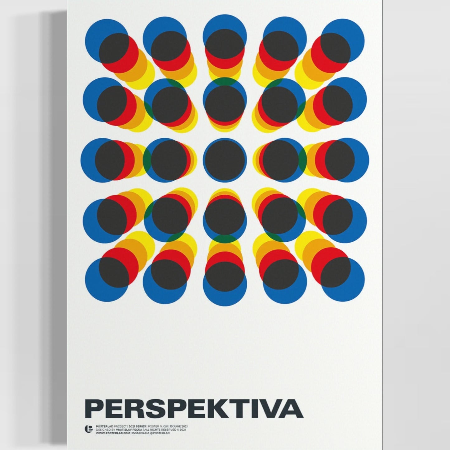 Serie de 3 Canvas: Posterlad Positive