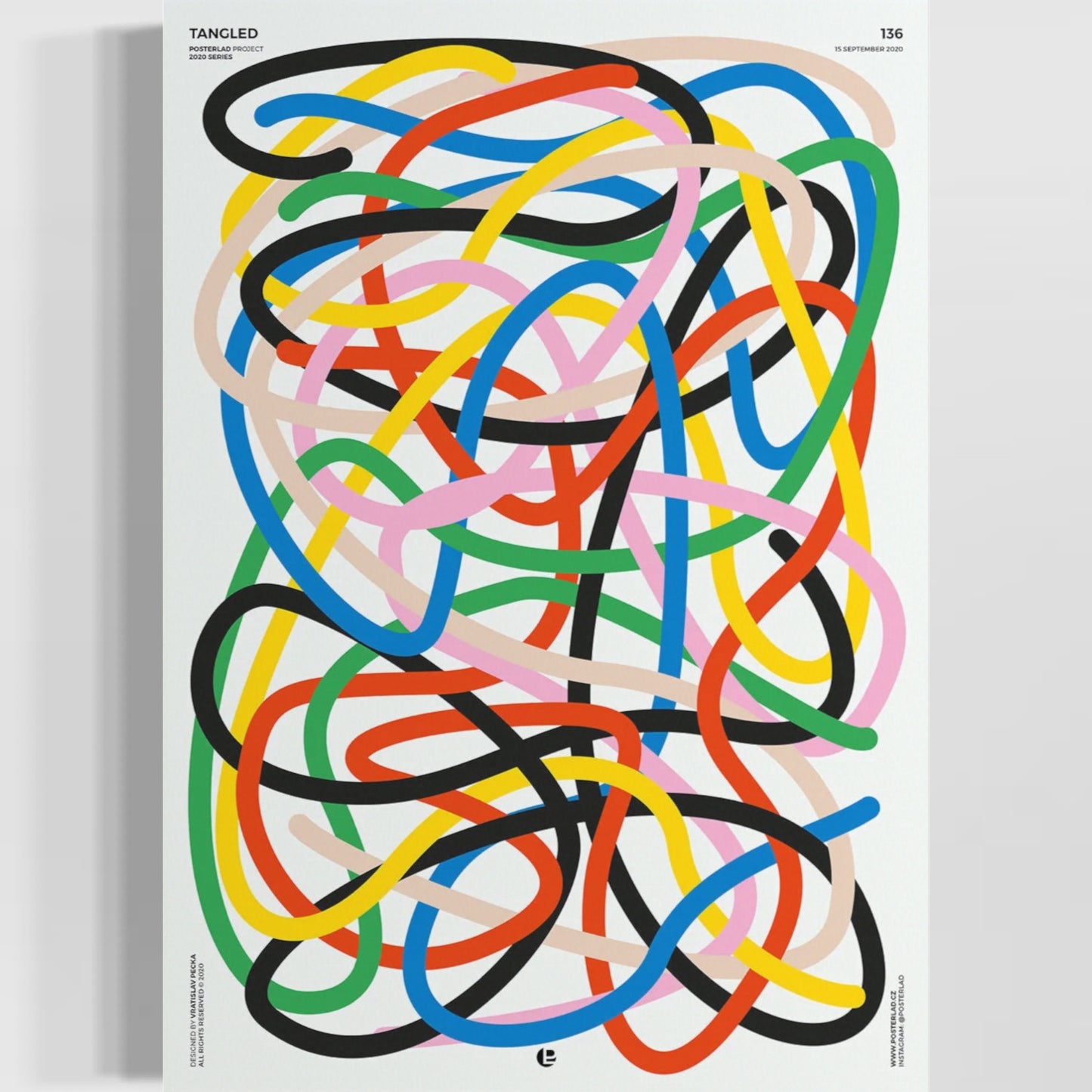 Serie de 3 Canvas: Posterlad Positive