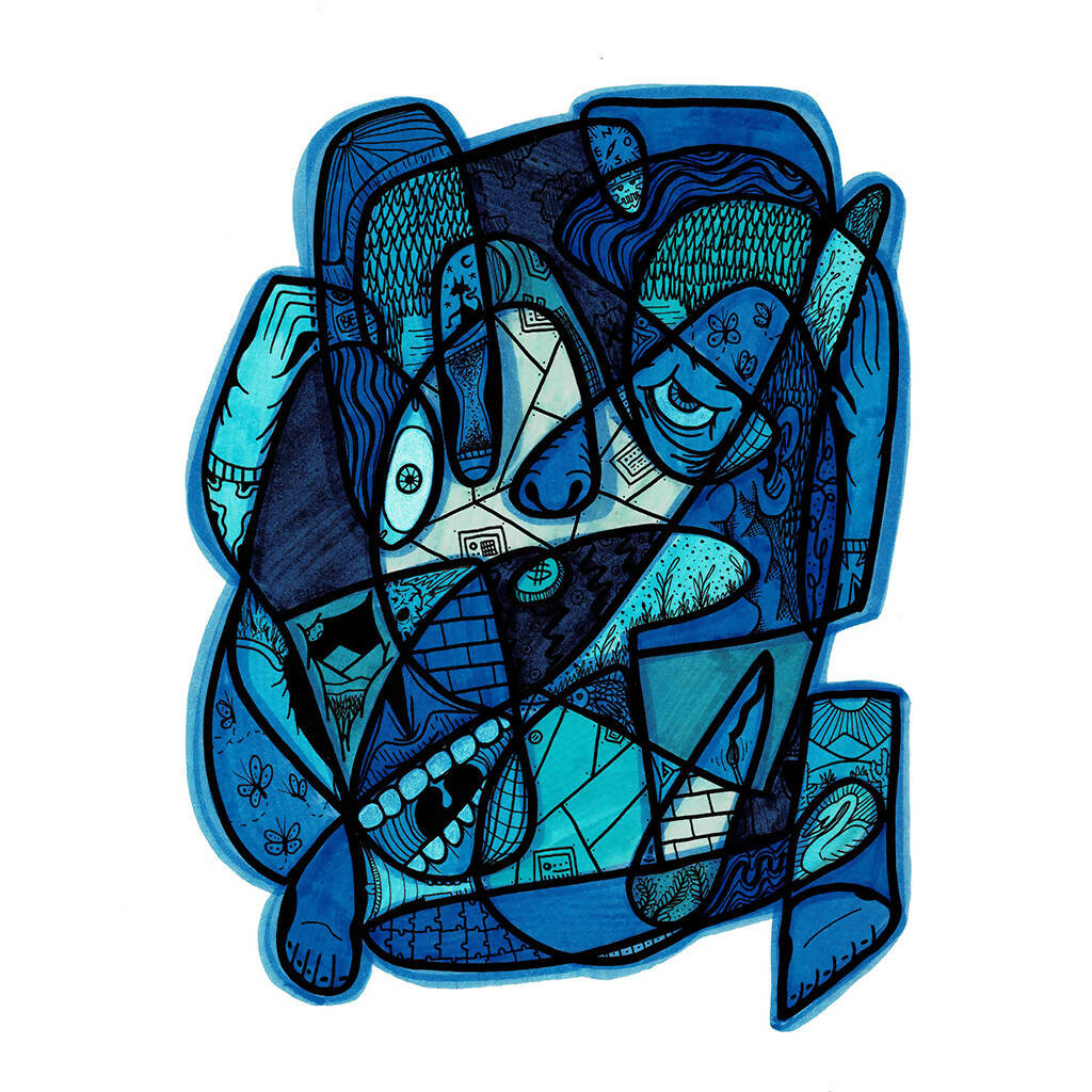 Blue Human I