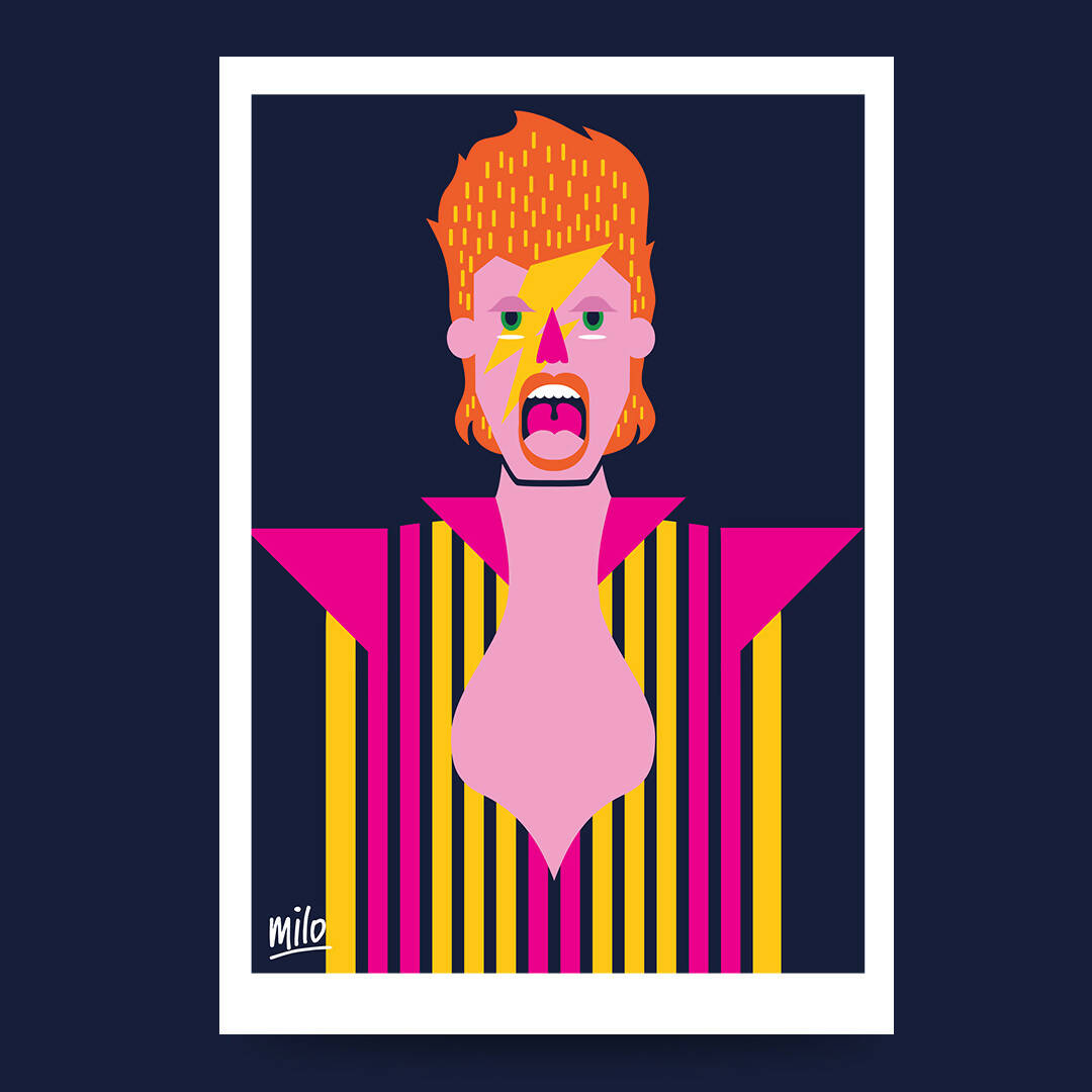 Bowie pop character