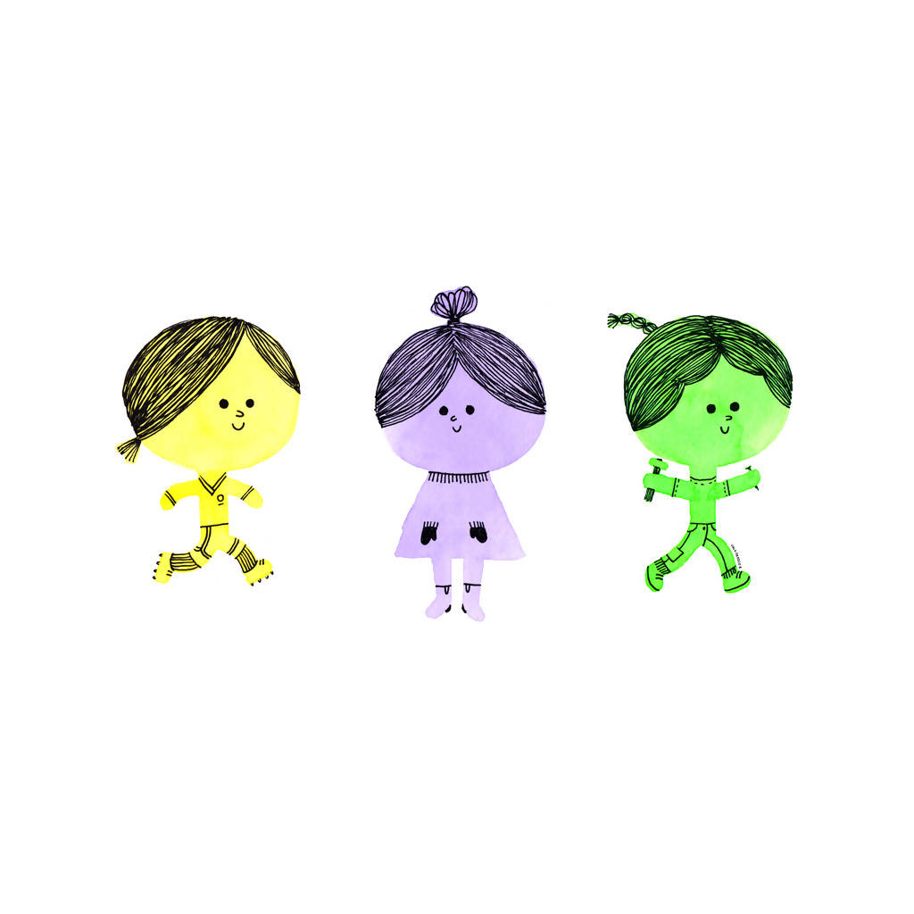Tres niñas