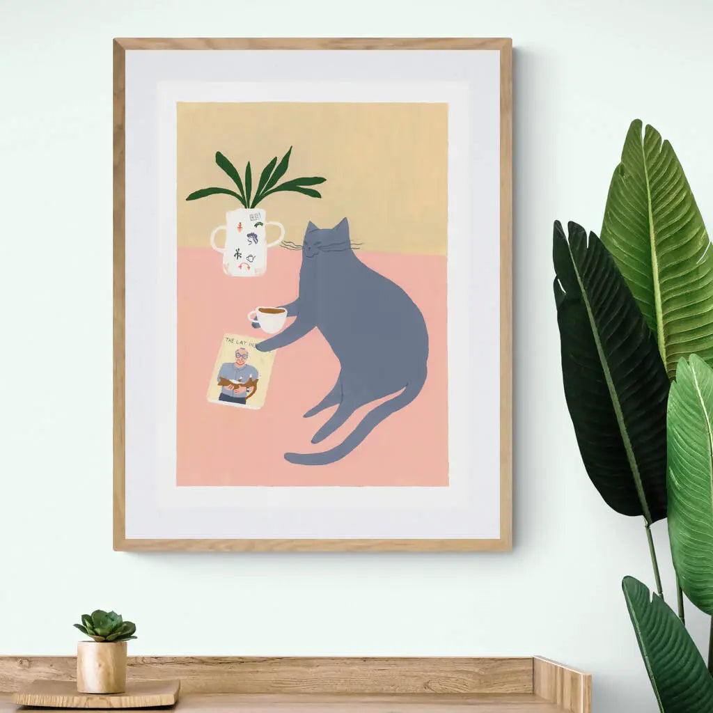 The cat inside