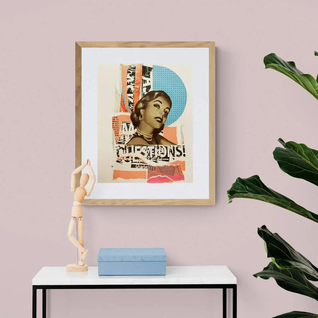 Paper woman