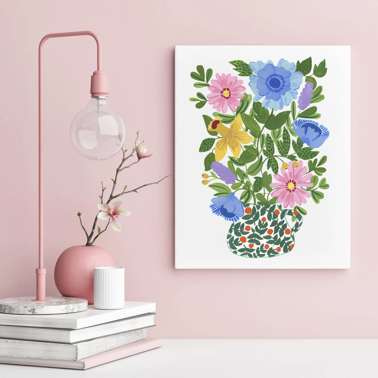 Flowers in a cup