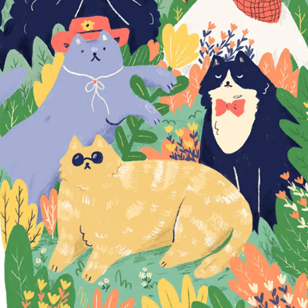 Cats in plants