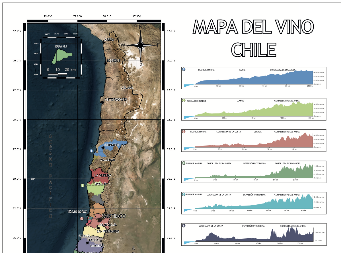 Mapa del Vino Chile