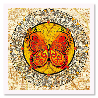 Mandala Mariposa de Luz