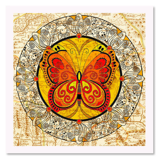 Mandala Mariposa de Luz