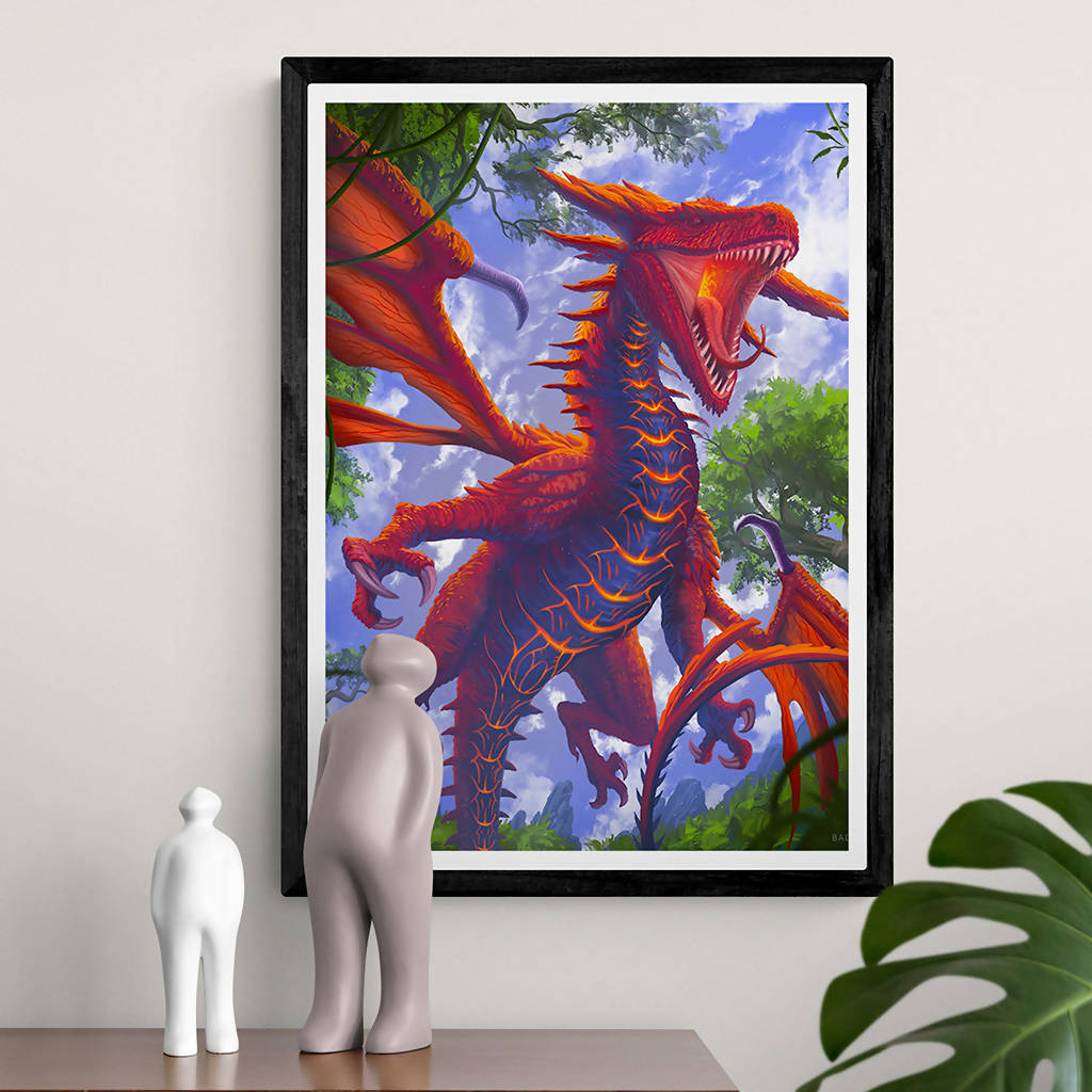 Dragon rojo Austral