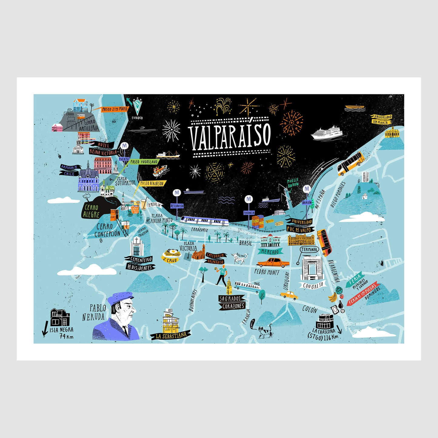 Mapa Valparaíso
